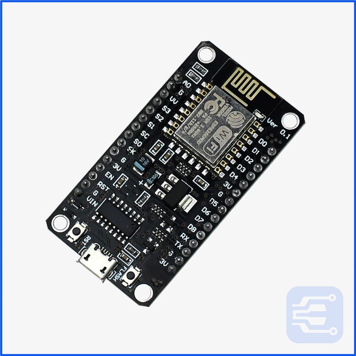NodeMCU ESP8266 CH340 Wi-Fi Module